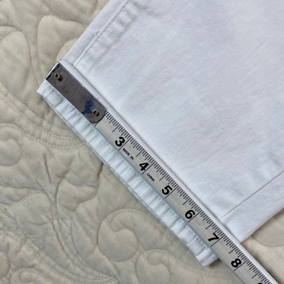 Riders by Lee White Capris Cotton Size 10 - Picture 8 of 10